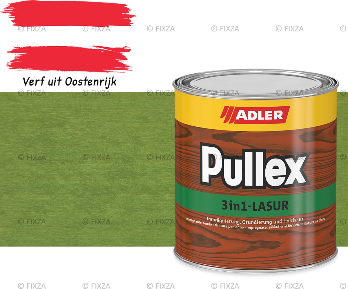 ADLER Pullex 3in1-Lazuur Tikal, groene beits 0,75 liter