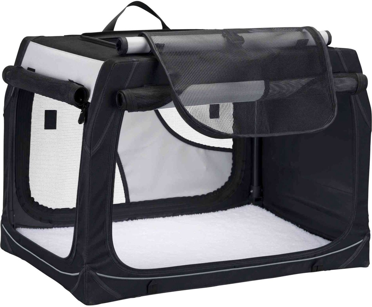 Trixie Friends on Tour Opvouwbare Bench Vario - XL: L 99 x H 67 x B 71/61 cm - Kattenbench Opvouwbaar Vario