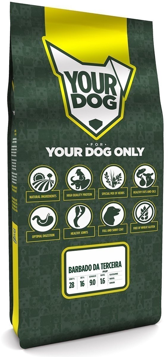 Yourdog Yourdog Barbado da terceira Rasspecifiek Puppy Hondenvoer 12kg | Hondenbrokken