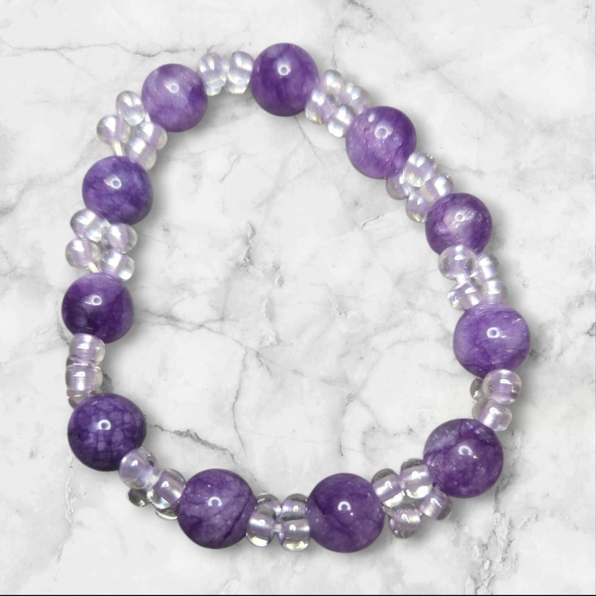 Armband amethist.