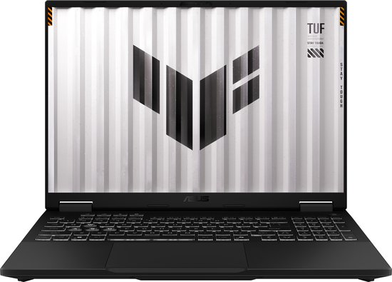 ASUS TUF Gaming A16 FA608PP-QT058W AMD Ryzen™ 9 8940HX Laptop 40,6 cm (16") 2.5K 16 GB DDR5-SDRAM 1 TB SSD NVIDIA GeForce RTX 5070 Wi-Fi 6E (802.11ax) Windows 11 Home Nederlands Grijs