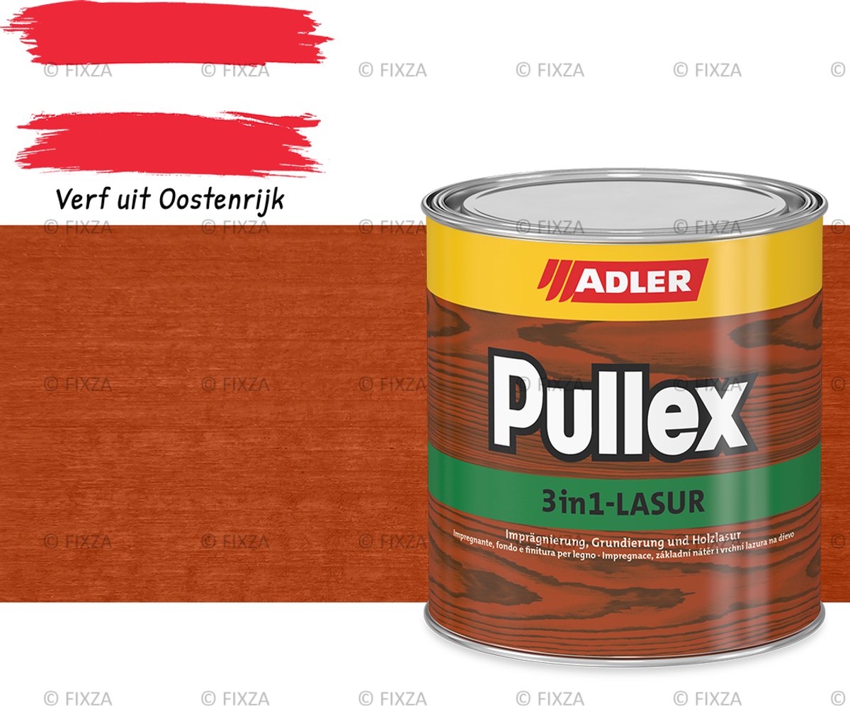 ADLER Pullex 3in1-Lazuur Sanddorngelee, bruine beits 2,5 liter