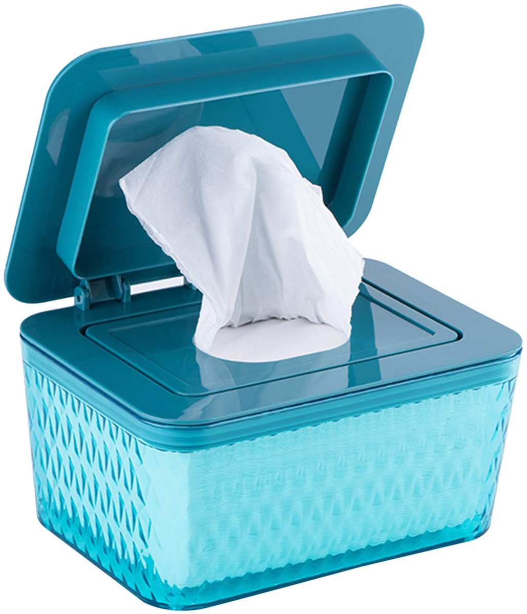 Ibenzoa® Handige en Opbergdoos voor Babydoekjes met Deksel en Navulbare Reismogelijkheid
