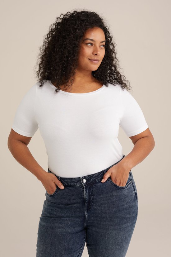 T-shirt femme WE Fashion - Curve
