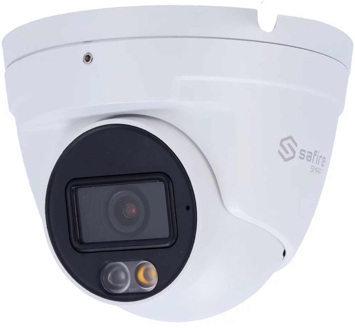 Safire smart 4 Megapixel, HYBRIDE IP Turret dome camera, Micro SD kaart slot, LED / IR 30Mtr, ingebouwde microfoon, P2P, NDAA Complaint
