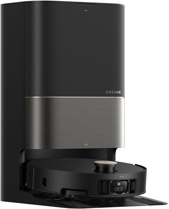 Dreame X50 Ultra Complete - Robotstofzuiger met dweilfunctie - Geschikt voor huisdierharen - Complete Accessoires kit - Eenvoudig schoonmaken van laag meubilair - Zwart