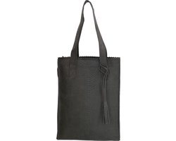 Old West Waco Leren Shopper Laptoptas 15 6 inch Zwart bol