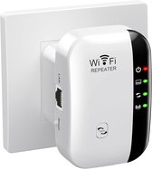 Bol.com WiFi Versterker Stopcontact - Gratis Internet Kabel - Router Draadloos - WiFi Repeater - Booster - WiFi Extender - 300Mb... aanbieding