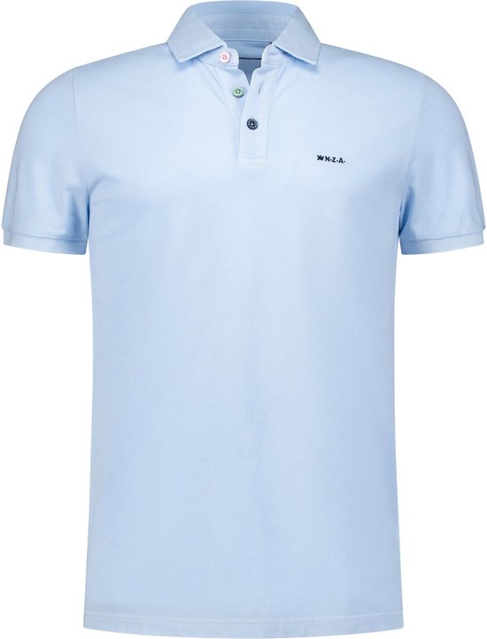 NZA Polo Peter Pastel Blue - Maat M - Heren