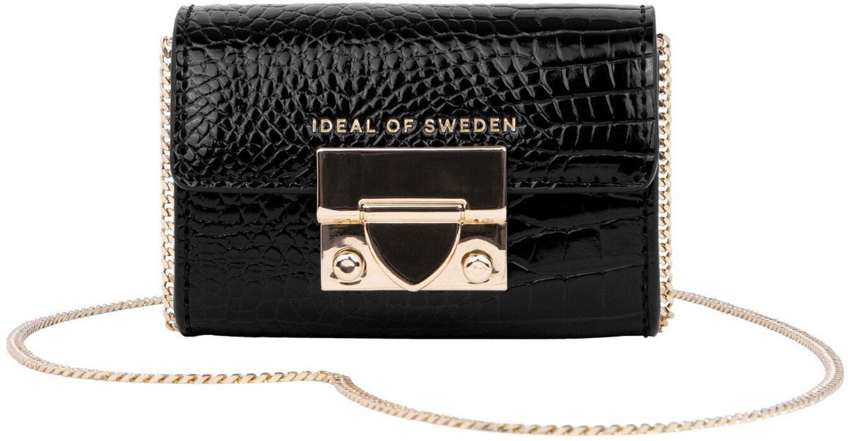 iDeal of Sweden Liv Padlock Wallet voor Universal Neo Noir Croco