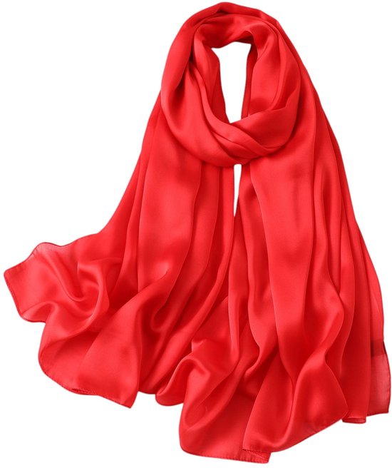 LumiSyne Dames Satijnen, chiffon avondsjaals, zijdeachtig, effen cape, sjaal, lichtgewicht omslagdoeken, stola voor bruiloften, bruidsmode, bruidsmeisjes, schoolbals, feesten, kaki, Eén maat
