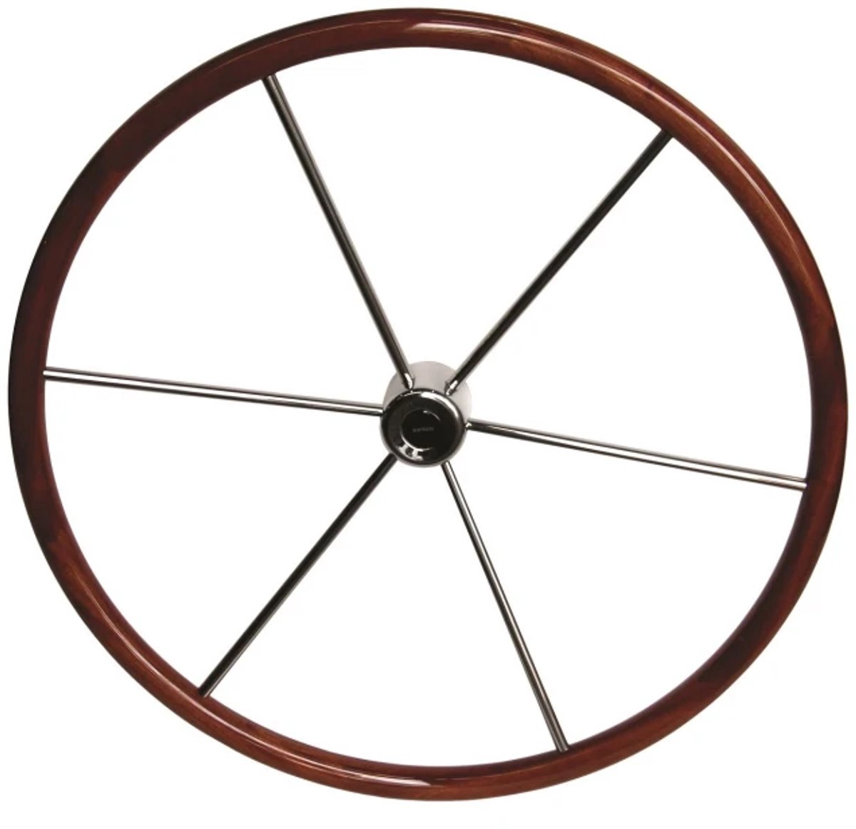 VETUS RVS Stuurwiel Ø 710mm met mahonie Hoepel | KW71