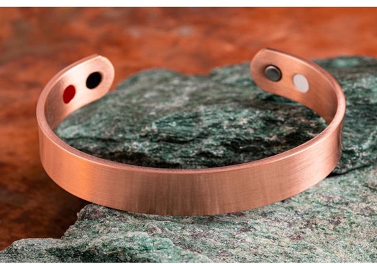 Feraco Koperen armband voor heren, 4 elementen