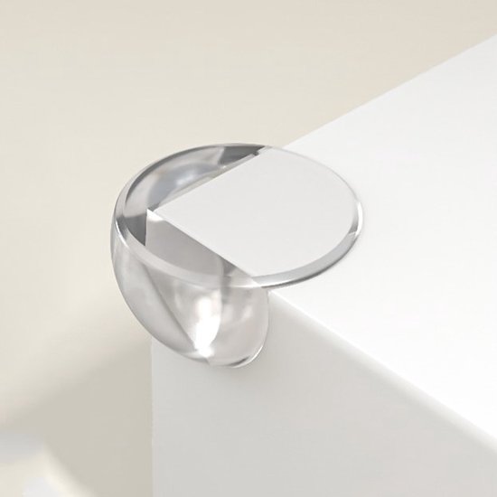 QUARKZMAN 20 stuks hoekbeschermers van kunststof, 6 x 50 mm, kussens