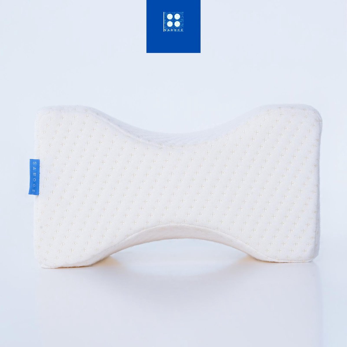 Saroce Kniekussen voor Zijslapers - Kniekussen - Kniekussen voor in Bed - Beenkussen - Knie Kussen - Kniekussens - Zijslaapkussen - Artrose - Heupklachten - Houding correctie - Wit