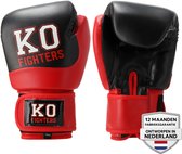 KO Fighters - (Kick) Bokshandschoenen - Boxing Gloves - Rood