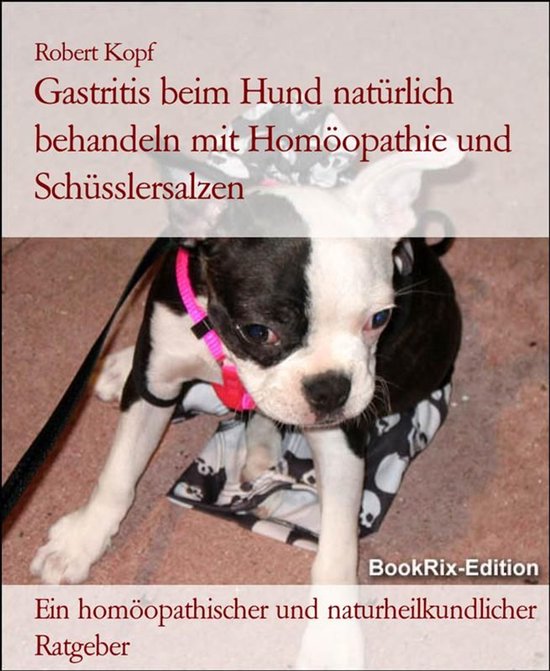 Gastritis beim Hund natürlich behandeln mit Homöopathie un ... - cover