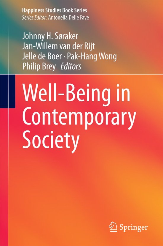 Well-Being in Contemporary Society - cover