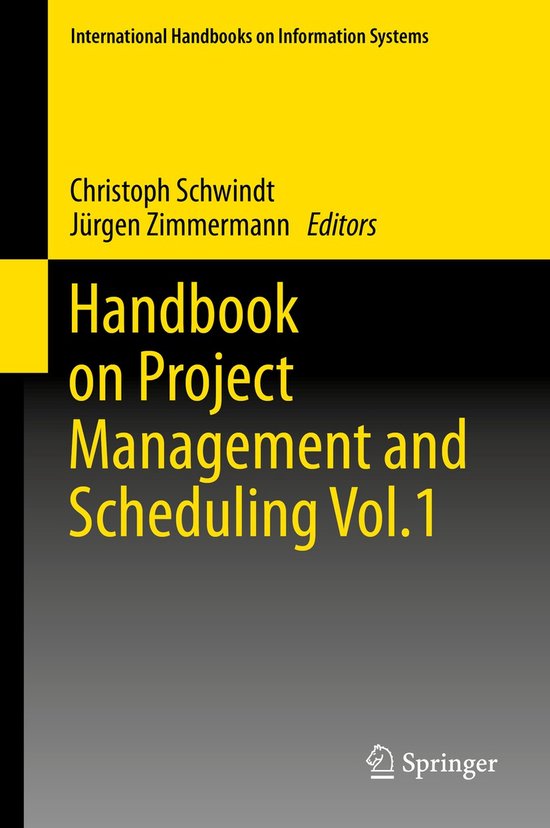 Handbook on Project Management and Scheduling Vol.1 - cover