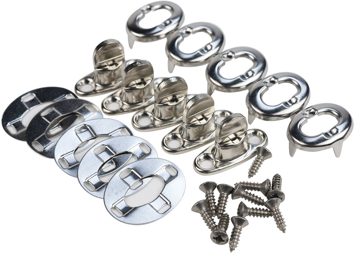 Afdekzeilwinkel - Tourniquet sluiting Rvs 316 6mm set draaisluiting 5 stuks