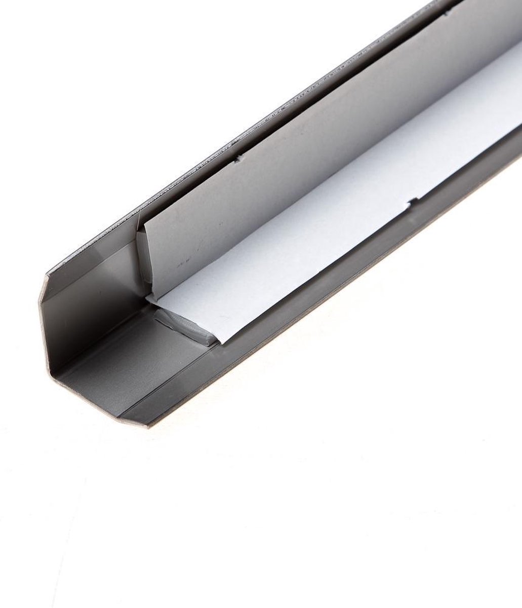 Oxloc Hoekbeschermer RVS zelfklevend 25 x 25 x 1mm x 3 meter