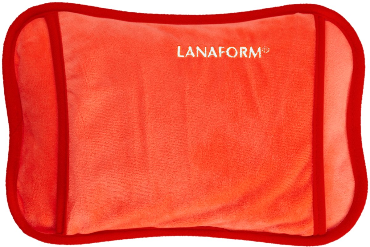 Goedkoopste Lanaform - Elektrische Handwarmer / Elektrische Kruik - Extrazacht - Met Binnenzak - Oplaadbaar Tot 4 Uur Lang - Oranje