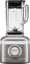 KitchenAid Blender 5KSB4026EMS - Artisan - Glazen kan van 1,4 L - 1200W - Smoothie maker - Zilver