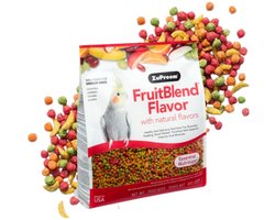 ZuPreem Fruitblend Medium 1kg - Papegaaienvoer- Parkietenvoer - Vogelvoer -