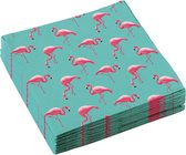 Hawaii Servetten Flamingo Paradise 33cm 20st