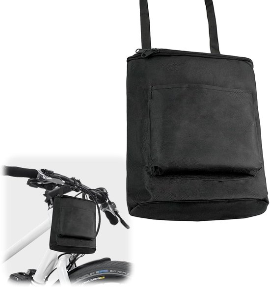 KLICKfix Shopper Plus 0300BS Stuurtas - 24L - zwart