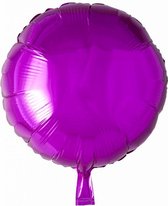 Wefiesta Folieballon Rond 45 Cm Fuchsia