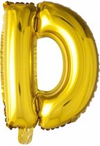 Wefiesta Folieballon Letter D 102 Cm Goud