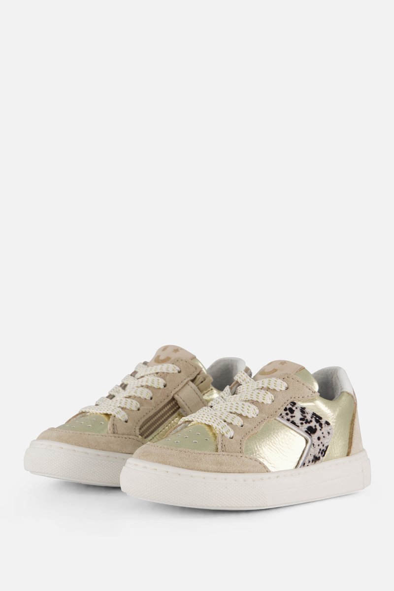 Muyters Metallic Sneakers goud Leer - Maat 27 - Kinderschoenen