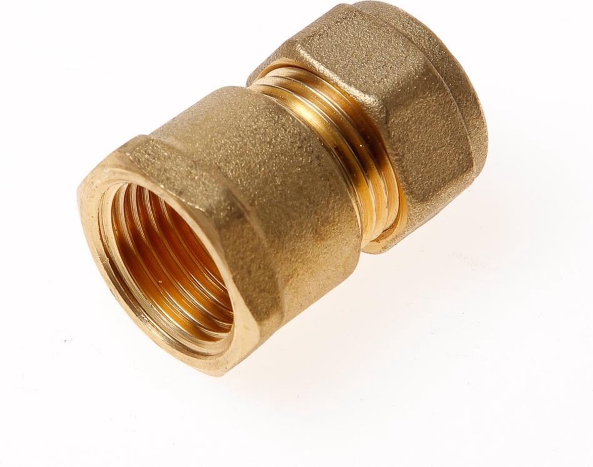 Installatiebranche Overgangskoppeling binnendraads knel 1/2" x 15mm