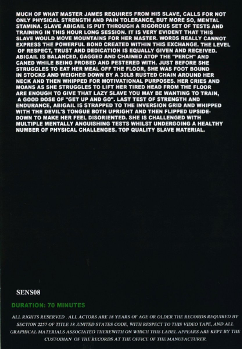 Sensual Pain - Strength & Endurance - SENS08