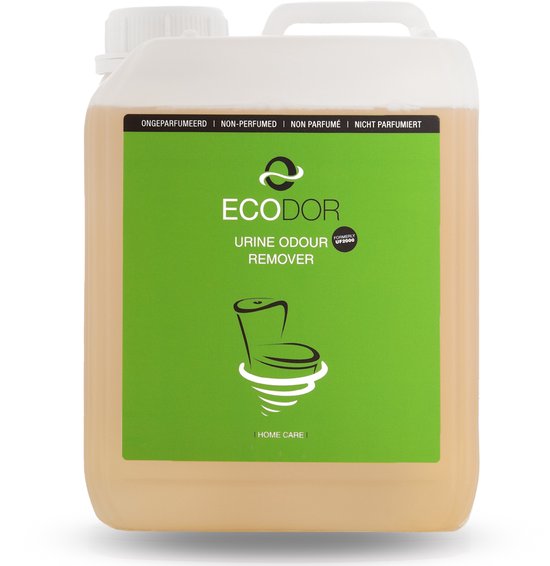 Ecodor UF2000 - Urinegeur Verwijderaar Mens - 2500ml - Navulling - Toiletreiniger - Voor beton, tegels, hout, laminaat, enz. - Vegan - Ecologisch - Ongeparfumeerd