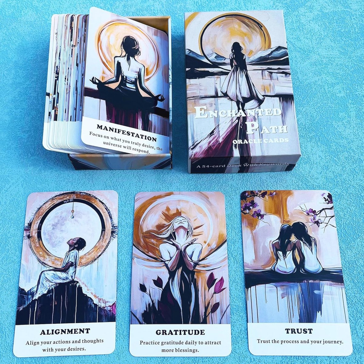 Orakelkaarten voor beginners - Ontdek zelfliefde en spirituele groei met een inspirerend Tarot Deck