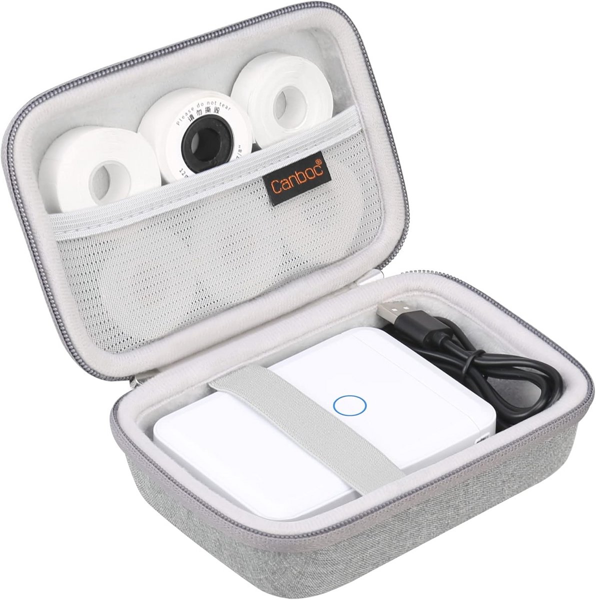 Harde Case voor Draagbare Bluetooth Labelprinter - Bescherming en Draagbaarheid