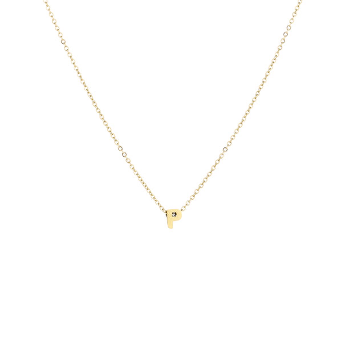 Letter-Ketting-P-Goud