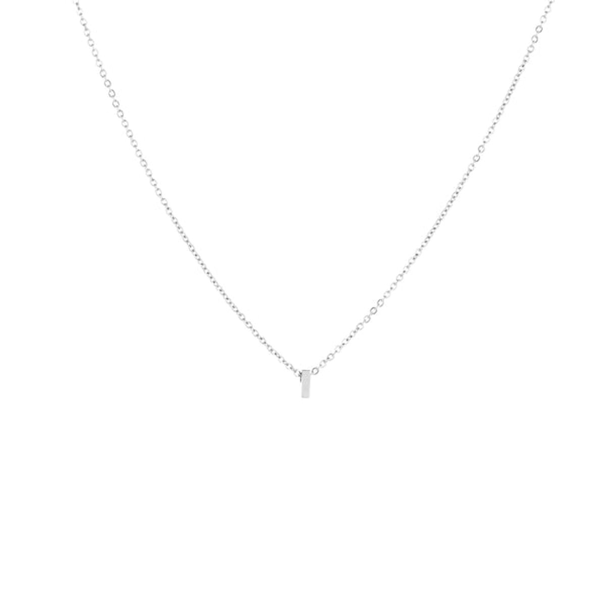 Letter-Ketting-I-Zilver
