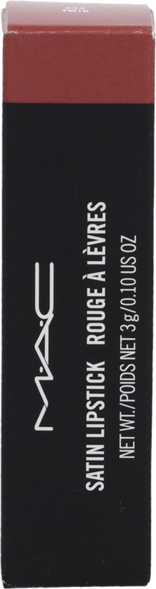 MAC Satin Lipstick verpakking in de kleur Twig, met Nederlandse tekst.