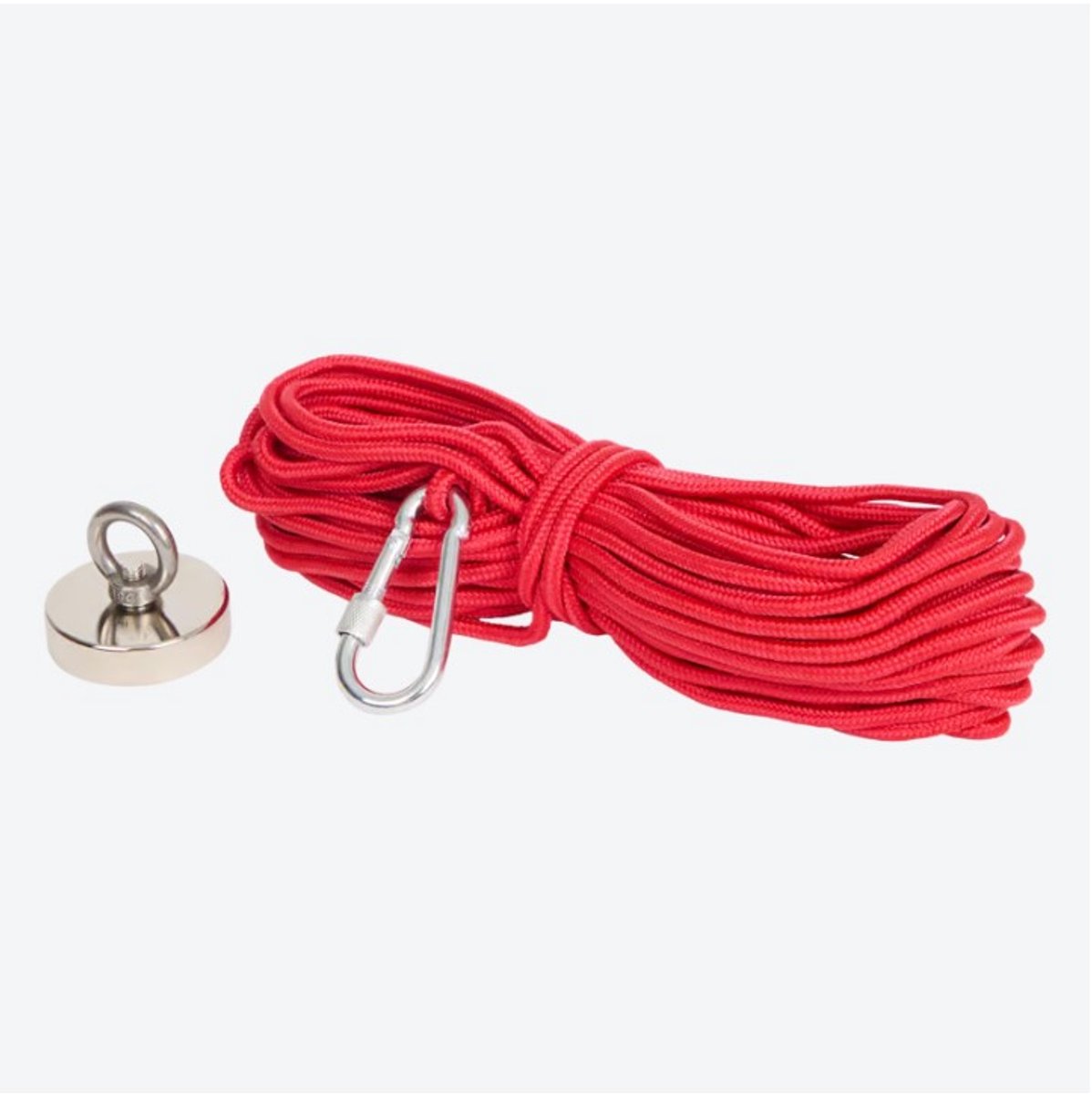 Magneetvissen - Touw met magneet - tot 150 kg - Rood