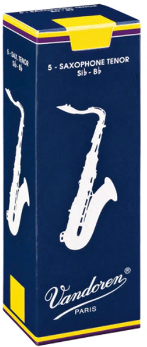Vandoren Traditional #3,5 tenorsax rieten - 5 stuks