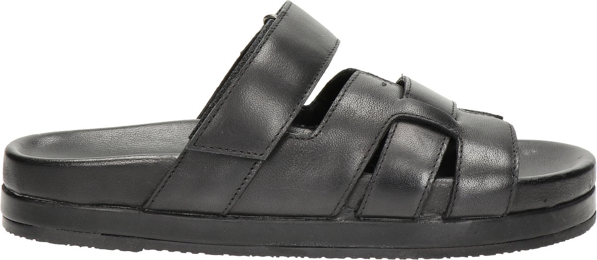 Nelson dames slipper - Zwart - Maat 40