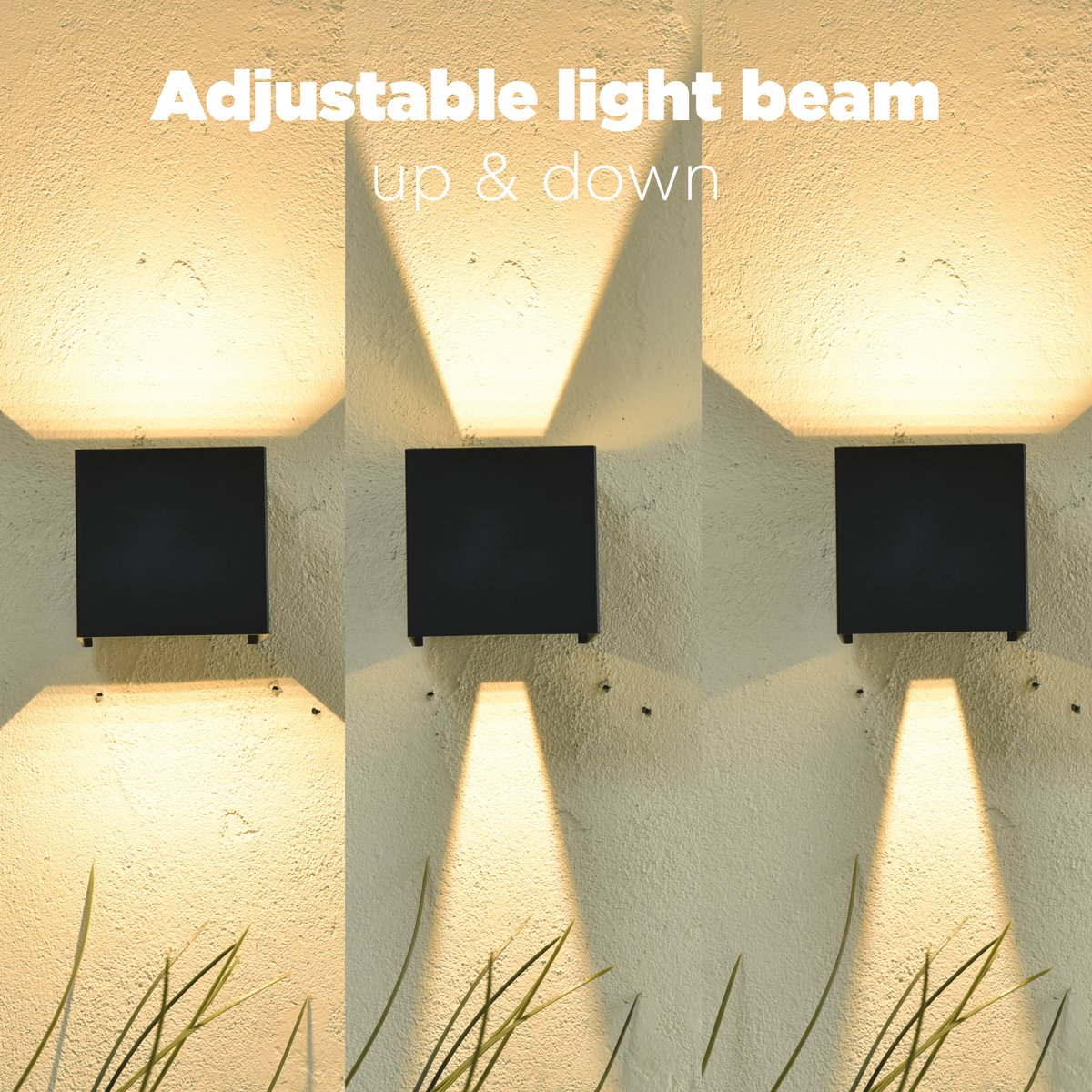 Lutec Qadra - LED wandlamp voor buiten