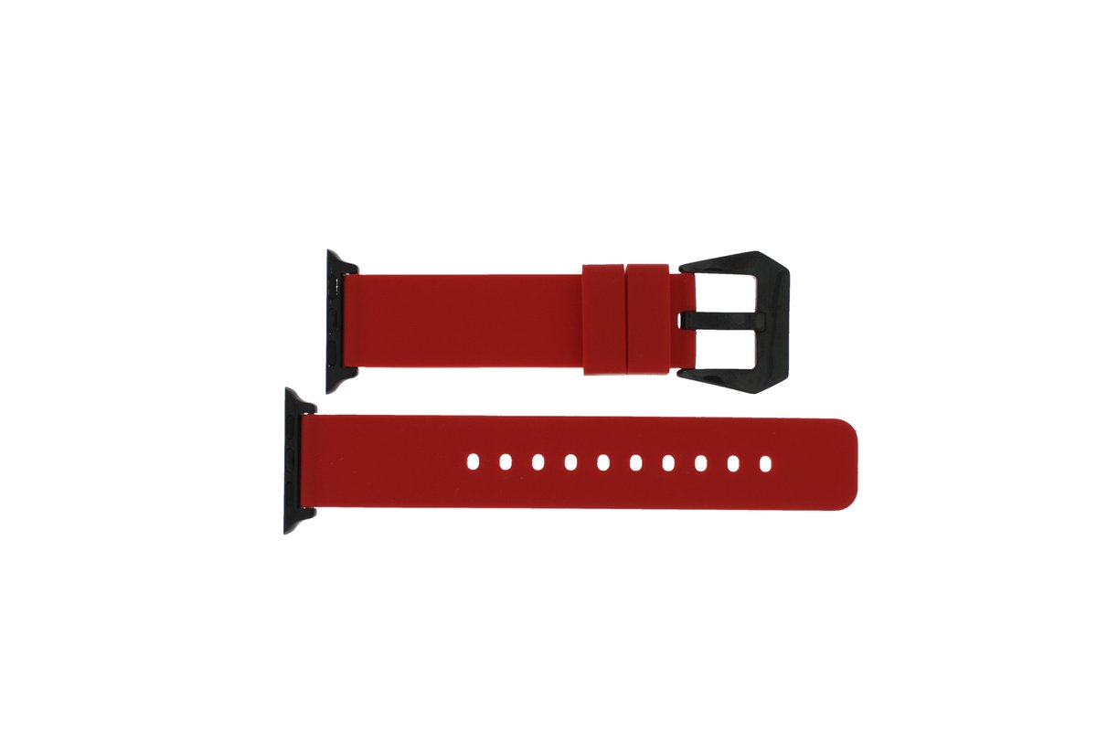 Horlogeband Smartwatch Universeel SJD41706 Silicoon Rood 32mm