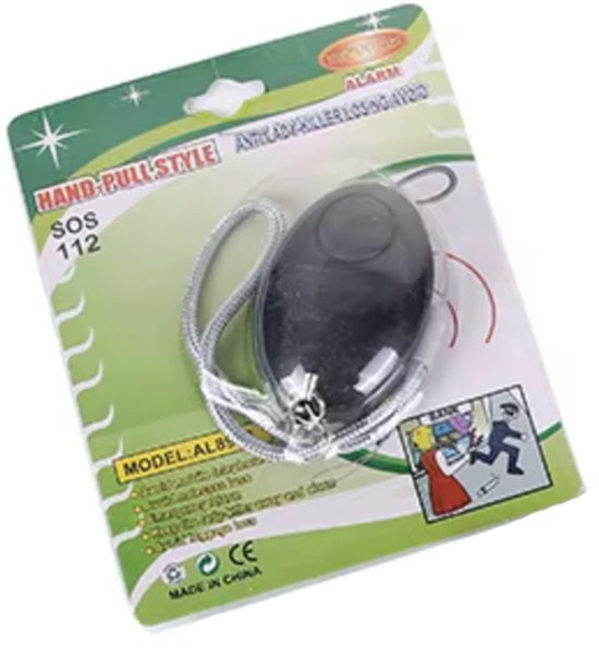 2 Stuks - 140 dB - Persoonlijke Alarm - Met LED Zaklamp En