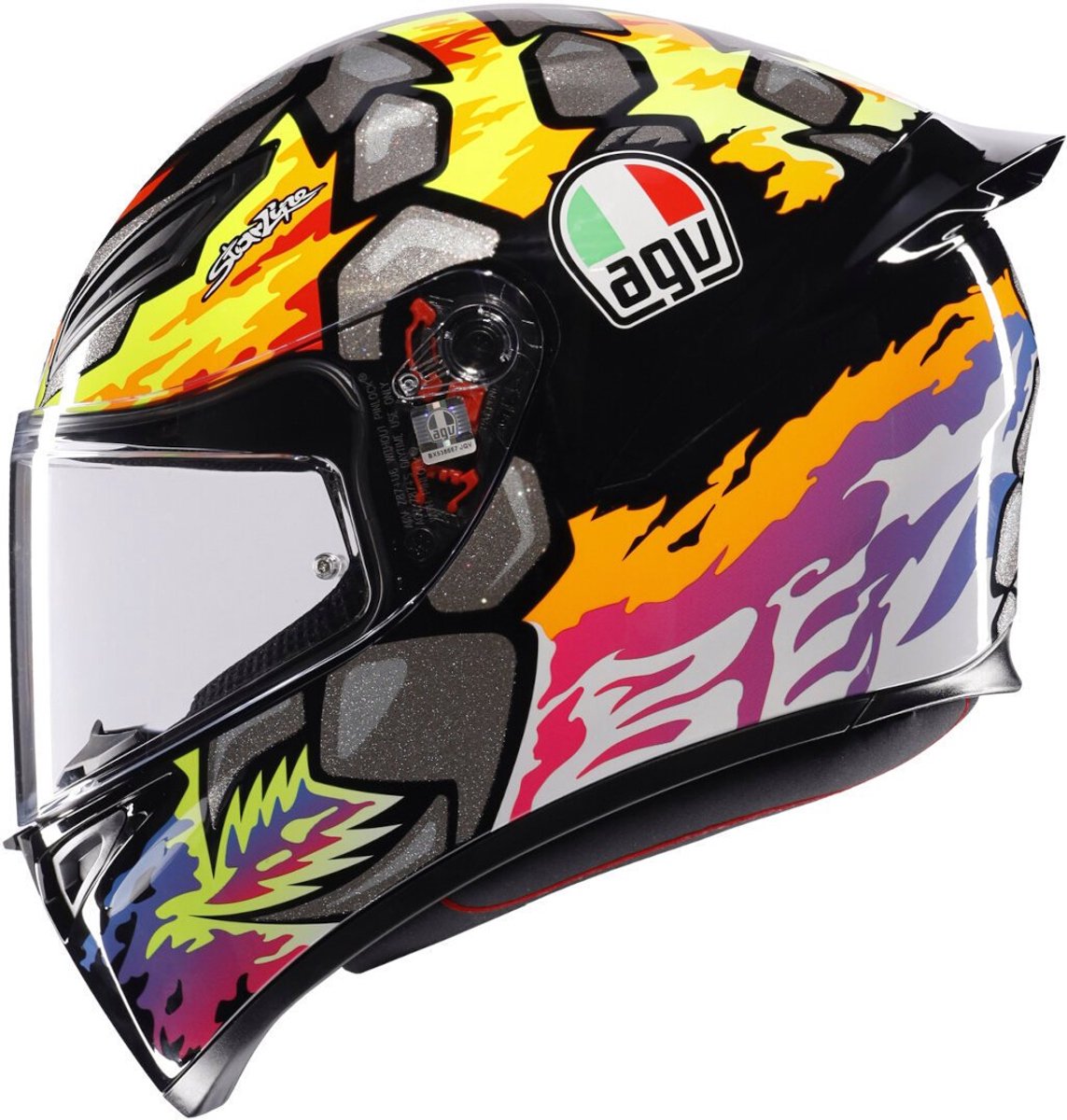 AGV K-1 S Bezzecchi 2023 Integraalhelm - Maat S - Helm – foto 6