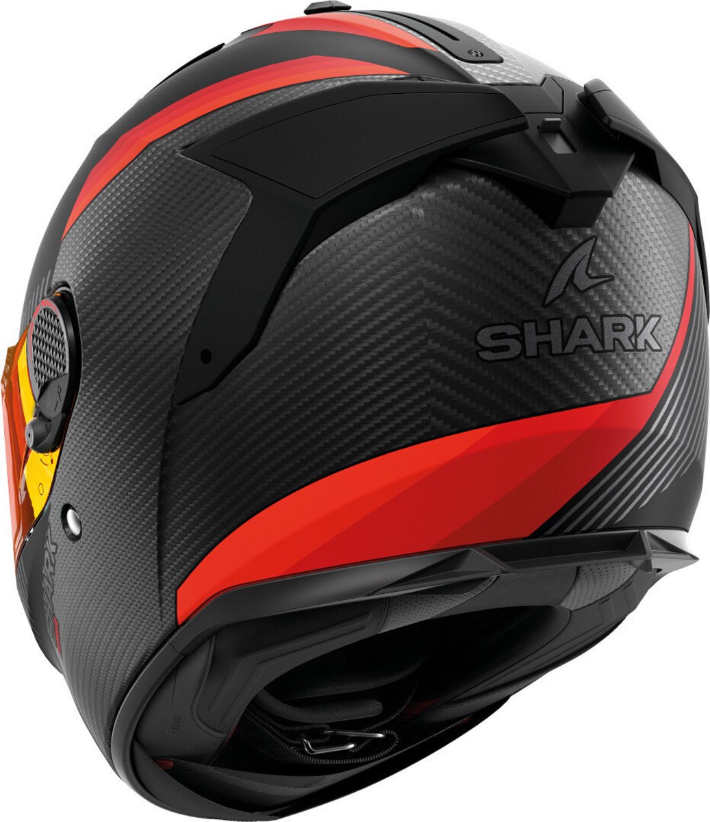 Shark Spartan GT Pro Dokhta Carbon Mat Zwart Rood Integraalhelm - Maat XXL - Helm