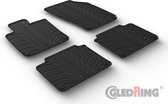 Gledring Rubbermatten passend voor Volvo S90/V90 2016- (T profiel 4-delig + montageclips)